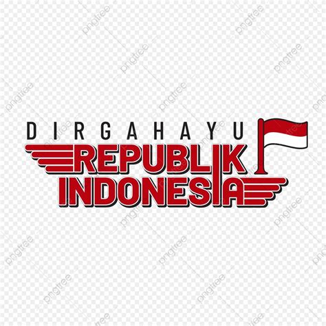 The Logo For Malaysia S Republik Indonesia Is Shown In Red And Black