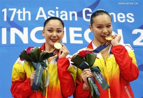 China Wins Gold In Synchronized Swimming Duets Cn