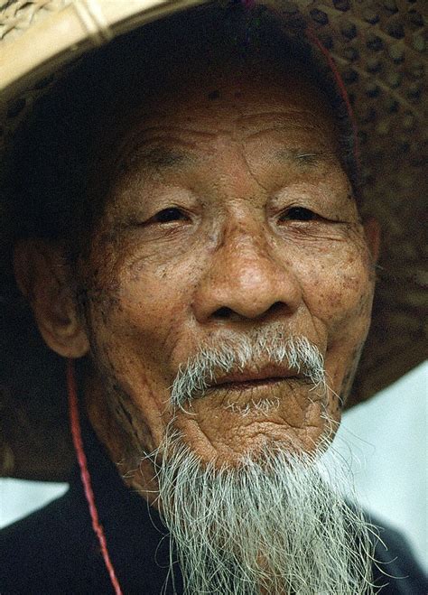 Old Chinese Man Done Male Face Old Faces Face Men