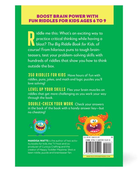 The Big Riddle Book For Kids Tricky Riddles For Kids Happy Toddler