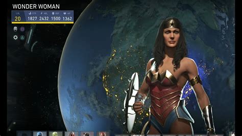Injustice Classic Wonder Woman Gear Loadout Gameplay Youtube