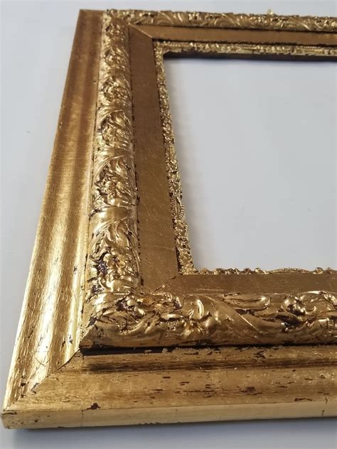 Antique Gold Leaf Picture Frame For A 16 38 X 20 Etsy