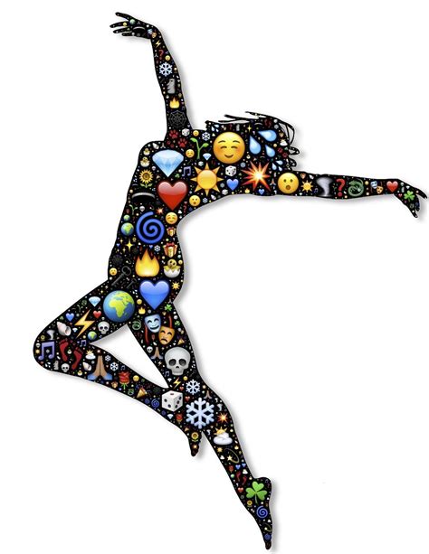 댄서 도약 이모티콘 · Pixabay의 무료 이미지