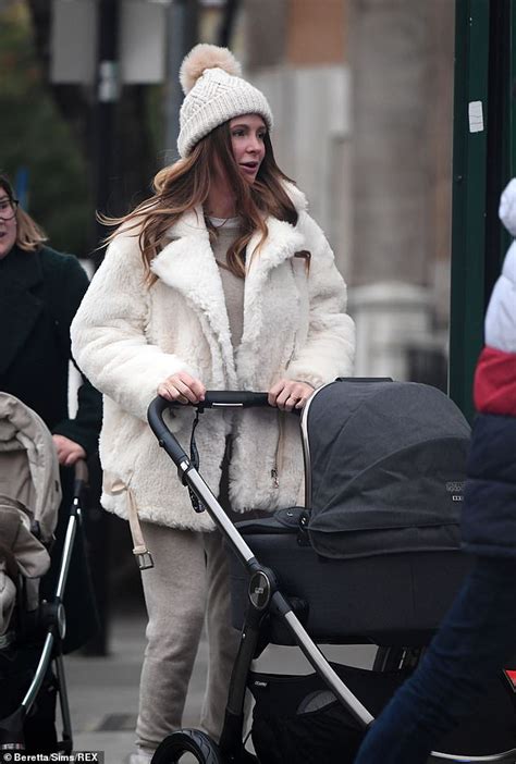 Millie Mackintosh Steps Out With Newborn Aurelia Violet For First Time Daily Mail Online