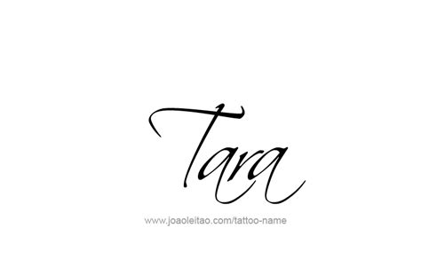 tara name tattoo designs