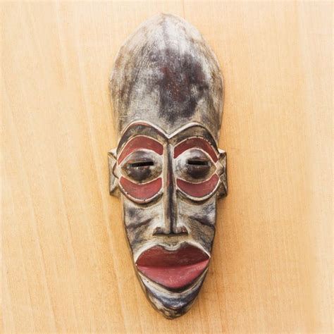 African Wood Mask Bundu Hand Carved Wood Carving Mask