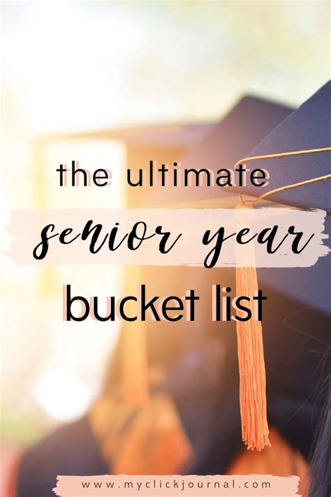 Here Is The Ultimate Senior Year Bucket List Printable For 20192020