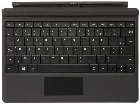 Microsoft Black Type Cover French Azerty Keyboard For Surface 3 Ebay