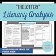 "The Lottery" by Shirley Jackson Literary Analysis Graphic Organizers