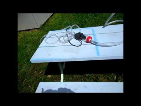 Just keep a few tennis balls floating on the surface of your pool, and take them out and wash them thoroughly. Pool Vacuum System Homemade - YouTube
