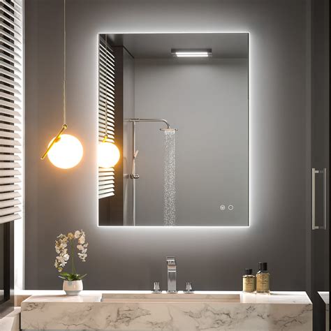 Buy Keonjinn Backlit Mirror Bathroom 36 X 28 Inch Led Mirror For