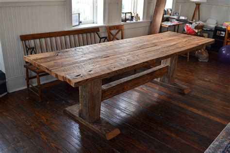 Reclaimed Wood Dining Table Timber Table Dinning Room Tables