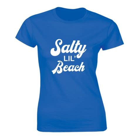 half it tops salty lil beach funny aloha ocean summer tshirt poshmark