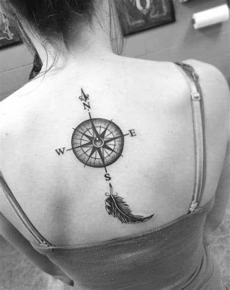 50 Compass Tattoo Designs That Evoke Your Adventurous Spirit Compass