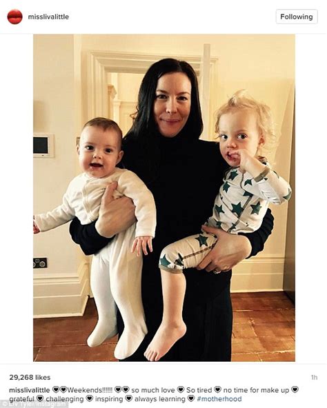 Makeup Free Liv Tyler Shares Cute Photo With Children Daily Mail Online