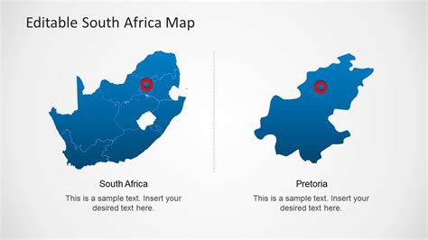 The map is in vector format and can be customized as per any required color scheme. South Africa Map Template for PowerPoint - SlideModel