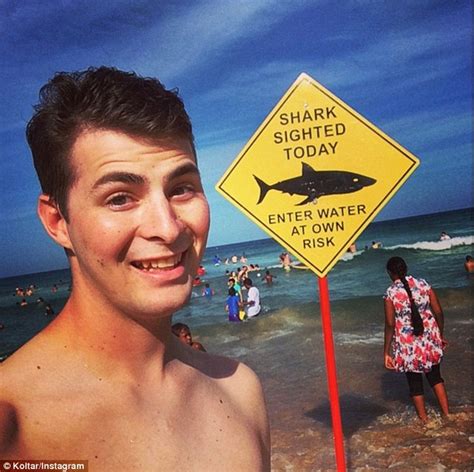 Beware The Shark Selfie Beachgoers Ordered Out Of The