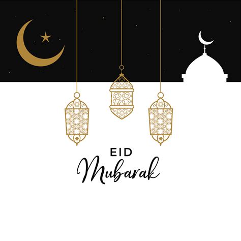Eid Mubarak Creative Design Background Download Free Vector Art