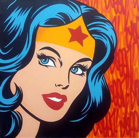 Seen Wonder Woman Aerosol On Canvas Hobbs Gallery