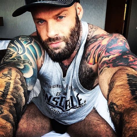 Pin On Hairy Men With Tattoos And Beards