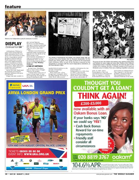 Jamaican Independence 2010 By The Voice Newspaper Issuu