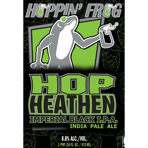 The Wine And Cheese Place Hoppin Frog Hop Heathen Imperial Black Ipa