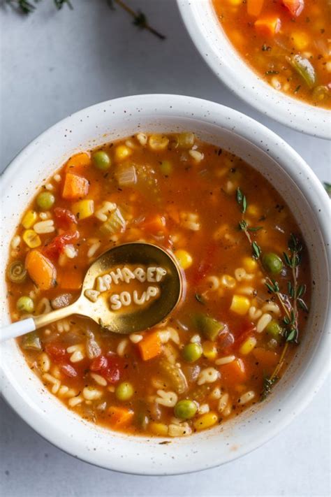 I watched the show for the first time love the recipes simple and not expensive due to very little budget thank you. Alphabet Soup | Food with Feeling
