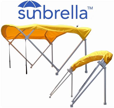 Pontoon Boat Bimini Top Complete Kit Sunbrella