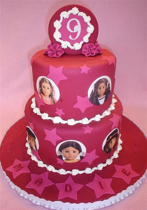 madie s american girl cake american girl cakes american girl birthday american girl parties