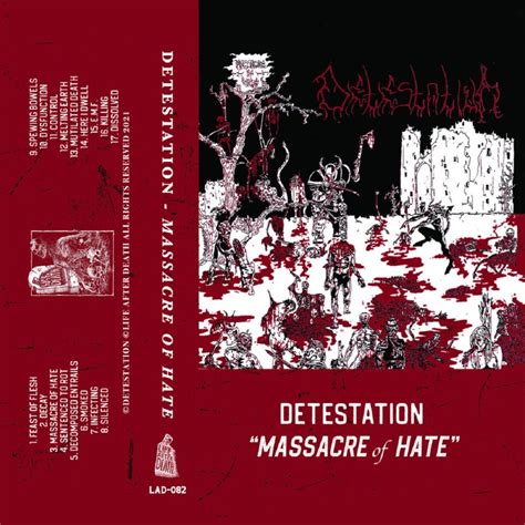 Detestation Massacre Of Hate Cassette Cdn Records Shop