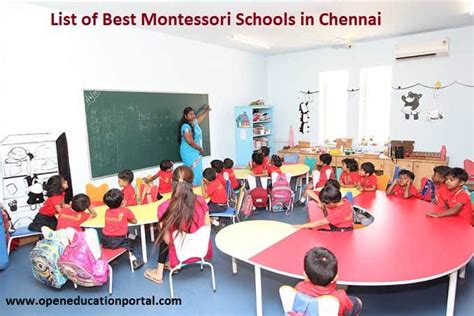 List Of Best Montessori Schools In Chennai Top Pre Schools In Chennai