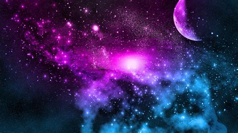 Free Download Beautiful Moon Galaxy Wallpaper Hd 1600x1000