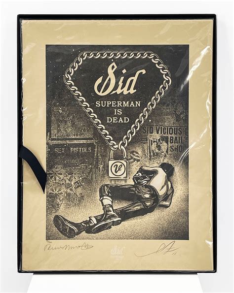 Shepard Fairey Sid Superman Is Dead 10 Letterpress Box Set Signari Gallery