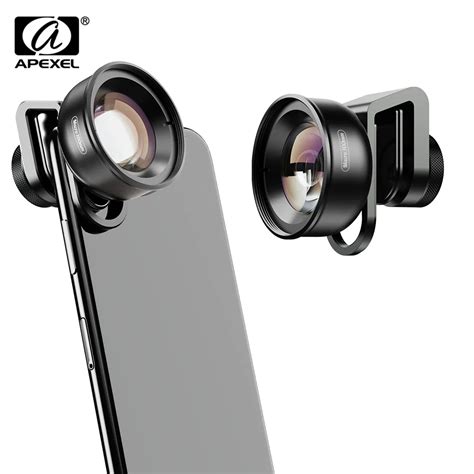 Apexel Hd Optic 100mm Macro Lens Camera Phone Lens 10x Super Macro