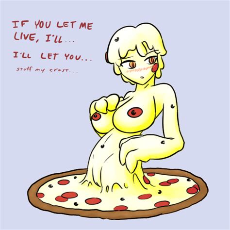 Rule 34 Blush Breasts Cheese Color English Text Female Female Only Food Grey Background