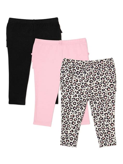 Garanimals Baby Girl Ruffle Leggings 3 Pack