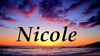 Nicole, significado y origen del nombre - YouTube