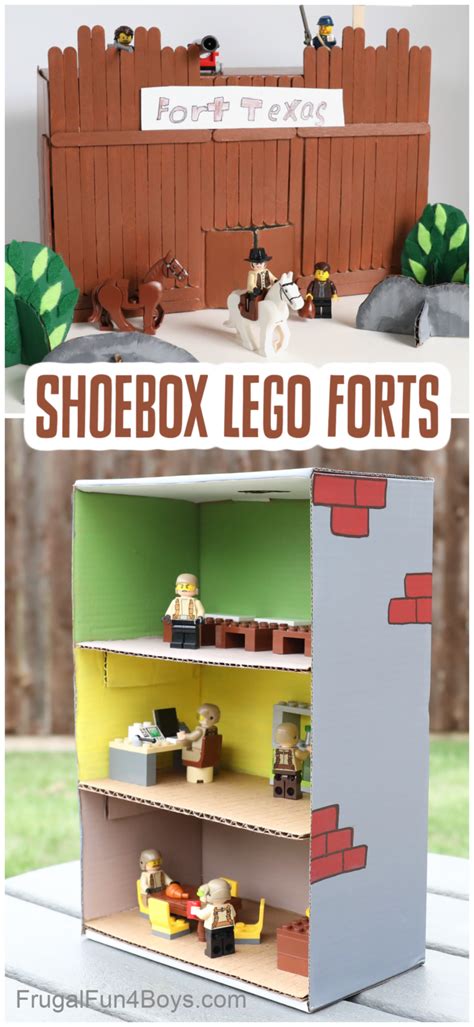 Shoebox Lego Forts Frugal Fun For Boys And Girls