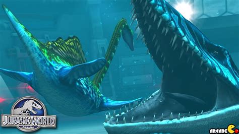 All Max Level Deep Sea Monster Shark Battle Jurassic World The Game