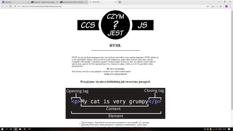 Co To Jest Priv Na Fb - gotowa strona HTML z dwoma podstronami w notatniku - Brainly.pl