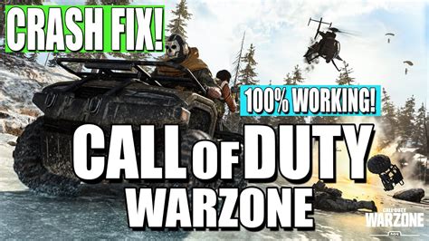 Call Of Duty Warzone Crash Fix 100 Working In April 2020 Youtube