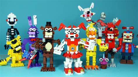 Lego Fnaf Animatronics See How To Build Them Youtube Flickr