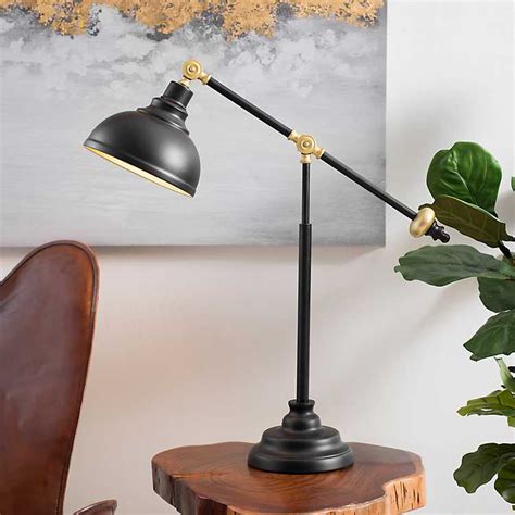 Black And Gold Adjustable Task Table Lamp Kirklands Table Lamp