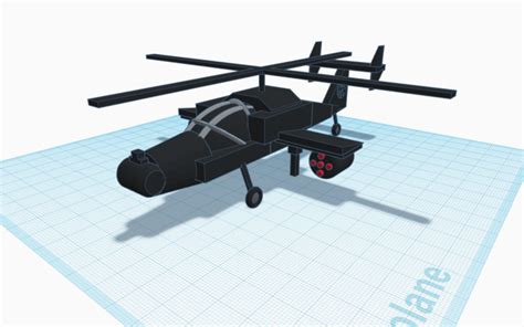 3d Design Mad City Cobra Helicopter Roblox Tinkercad