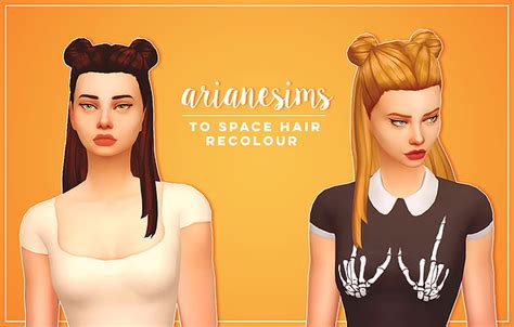 Sims 4 Hairs Ariane Sims Sensitive Hair