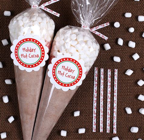 Christmas Hot Cocoa Cone Kit Hot Chocolate Cone Kit The Bakers Party