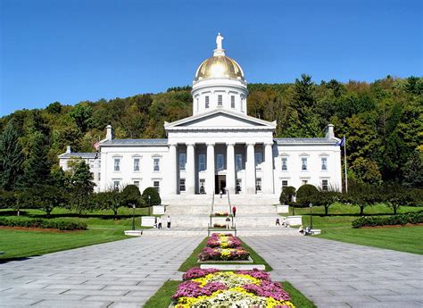 The Vermont State House Located In Montpelier Is The State Capitol Of