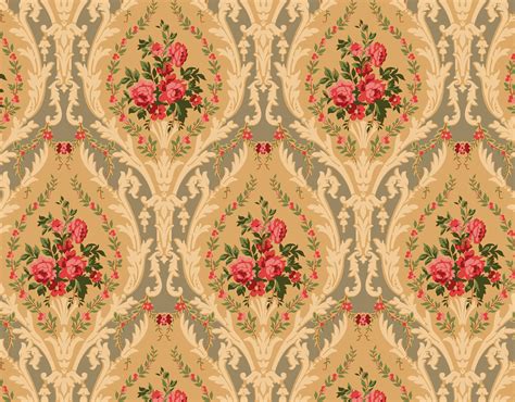 Download Flower Victorian Design Abstract Pattern Hd Wallpaper