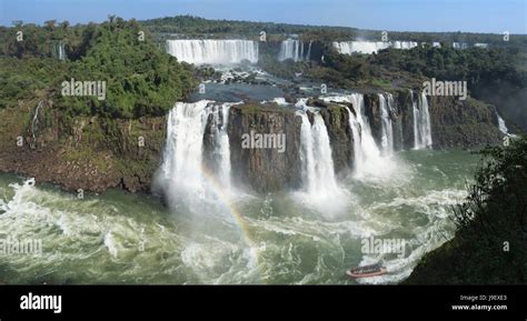 View Of The Iguazu Falls From The Brazilian Side Unesco World Heritage