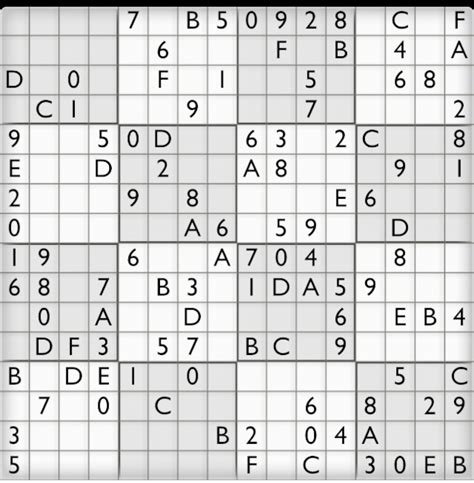 Super Sudoku 16x16 Para Imprimir Printable Template Free Sudoku